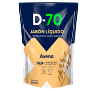 Jabón Líquido Higienizante D-70 Avena 900ml